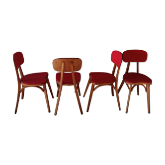 4 Baumann heart chairs