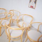 Fauteuils 209 de Thonet, 1986, Set de 6