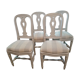 Lot de quatre chaises gustaviennes Ikea, 1990