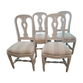 Lot de quatre chaises gustaviennes Ikea, 1990