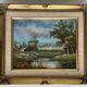 Painting: oil on canvas representing a landscape