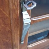 Glazed art deco gilded oak library