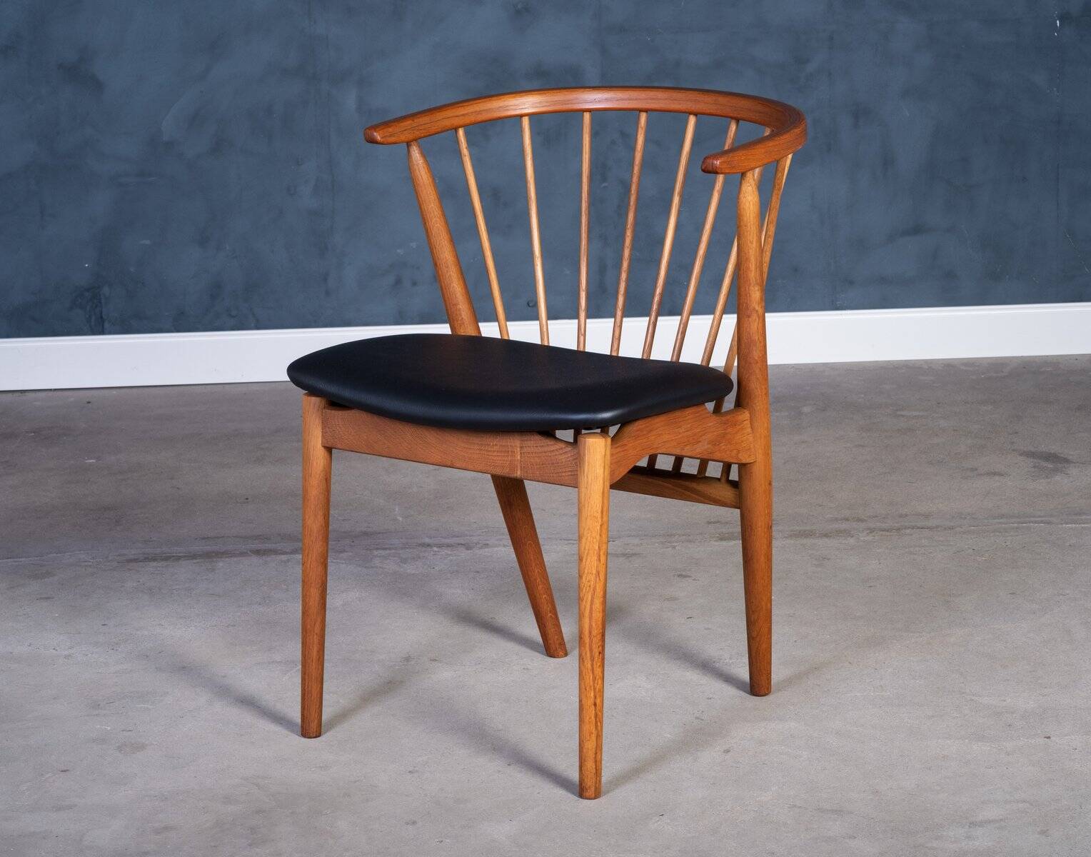 Teak and Oak Chair by Helge Sibast for Sibast Møbelfabrik, Denmark, 1960s