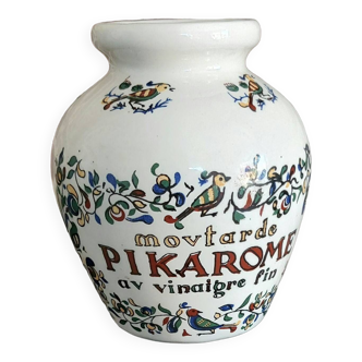 Old Pikarome mustard pot