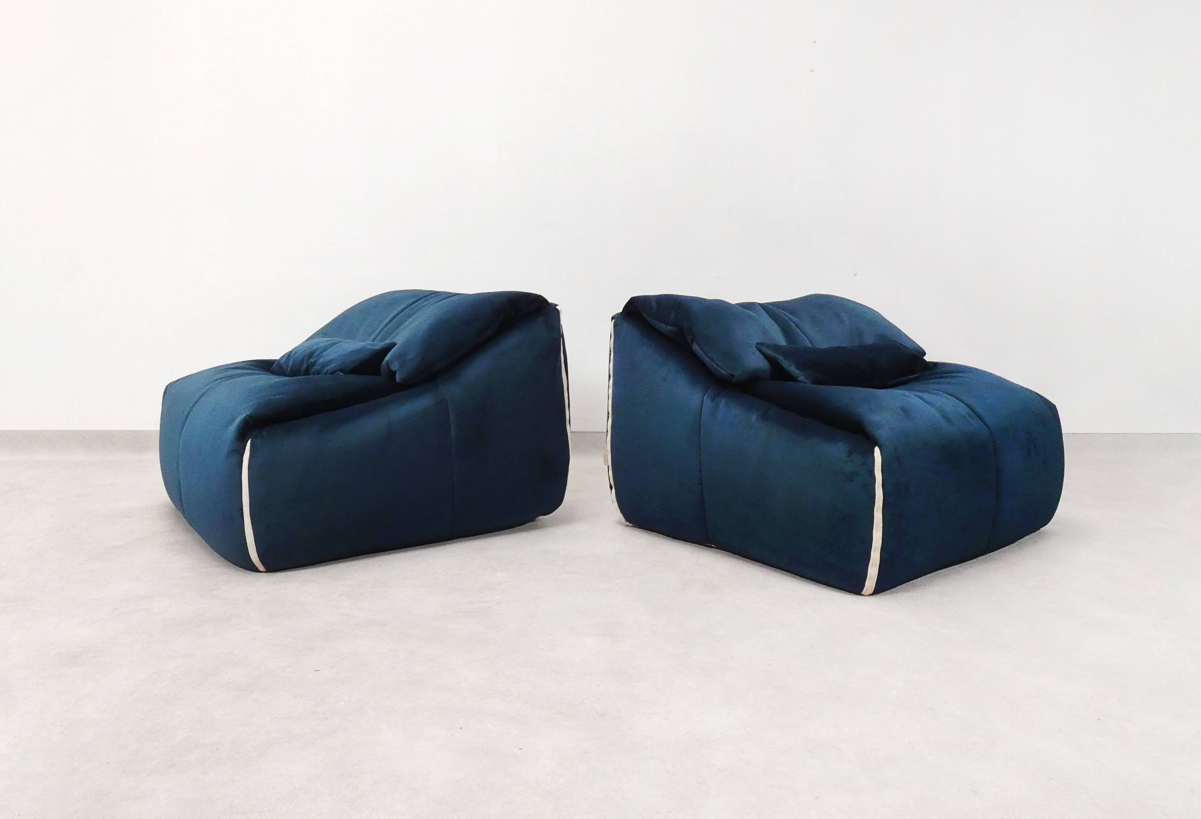 Plumy armchairs - Annie Hiéronimus for Cinna