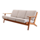 Oak Danish design sofa by Hans Wegner model GE290 for Getama
