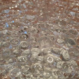 Vintage bubble glass ceiling light, 70s