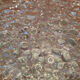 Plafonnier bubble verre vintage, années 70