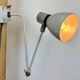 Grey Industrial Wall Lamp from Elektrosvit, 1970s