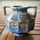 Art Deco octagonal vase in flamed stoneware – signed Alpho (Alphonse Mouton)