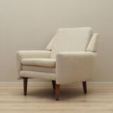 Cream armchair, Danish design, 1970s, production: Denmark