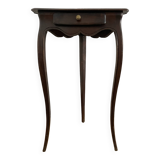 19th century walnut corner tripod table