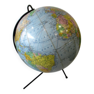 mappemonde années 60/70.