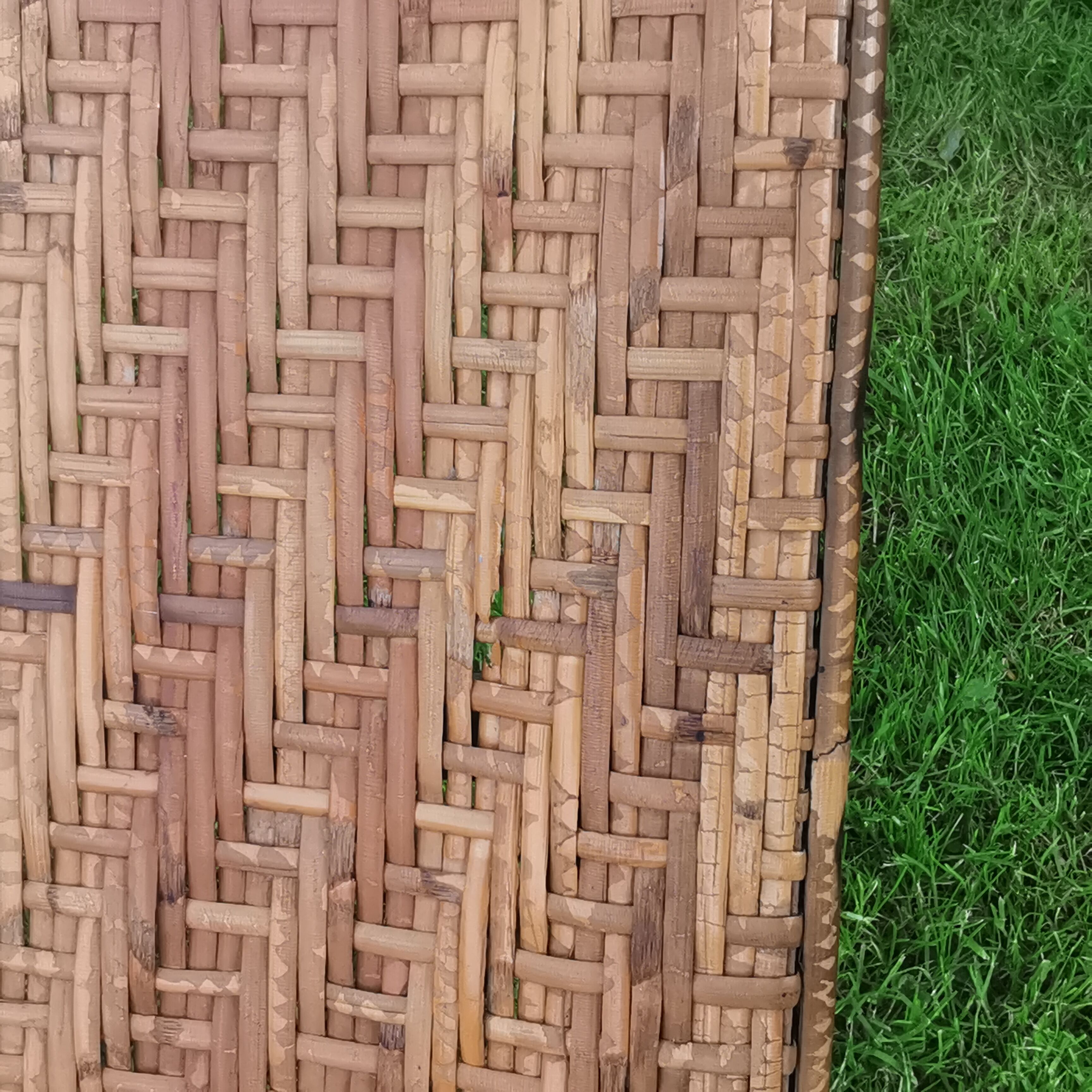 Chaise longue en rotin