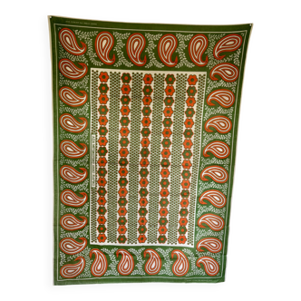 Nappe vintage en tissu malgache