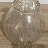 Superb old faceted liquor carafe