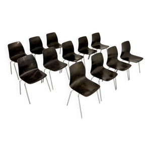 Lot de 12 chaises bois - pagholz