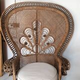 Emmanuelle peacock armchair from the 70s