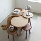 Tabouret tripode en bois massif  Années 50/60