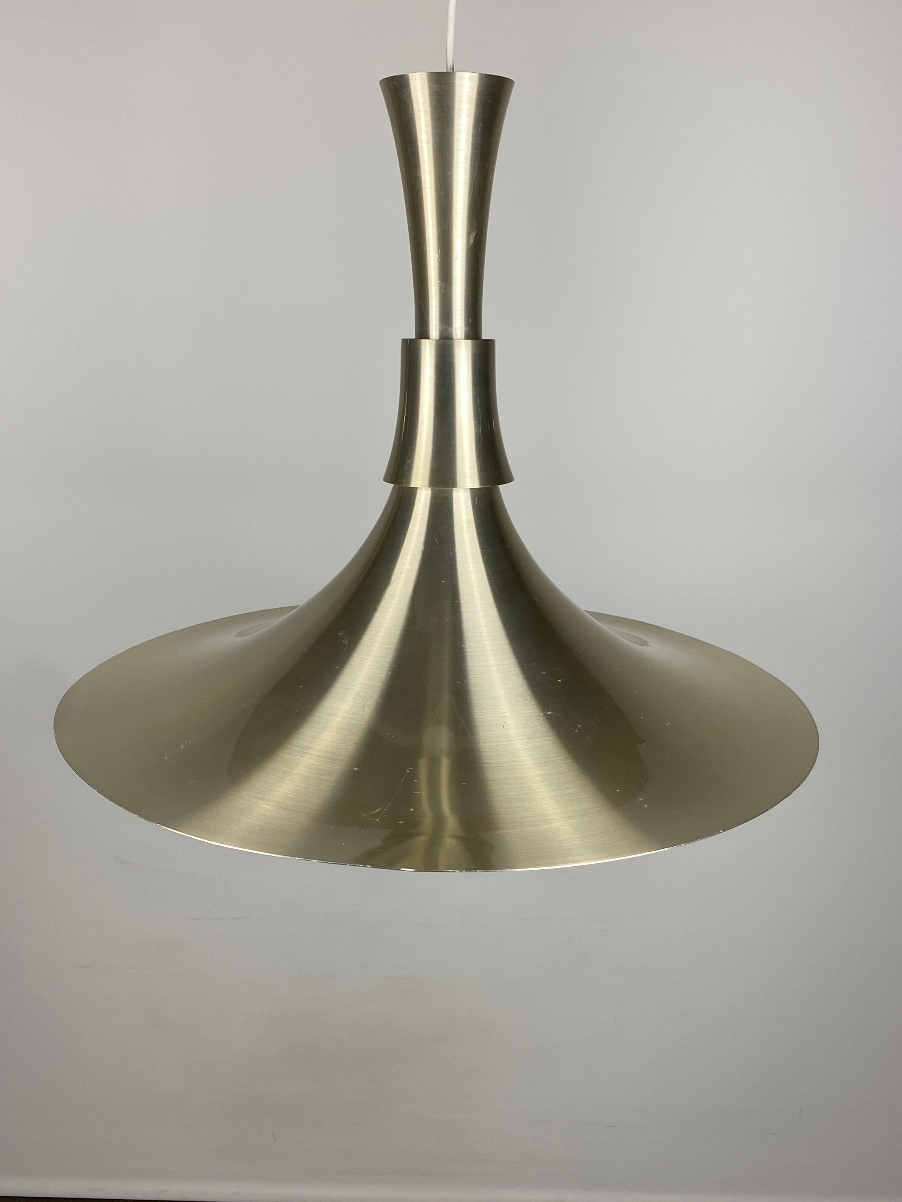 Trumpet shaped Pendant Lamp by Bent Nordsted for Lyskaer Belysning