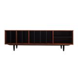 Walnut bookcase, Scandinavian design