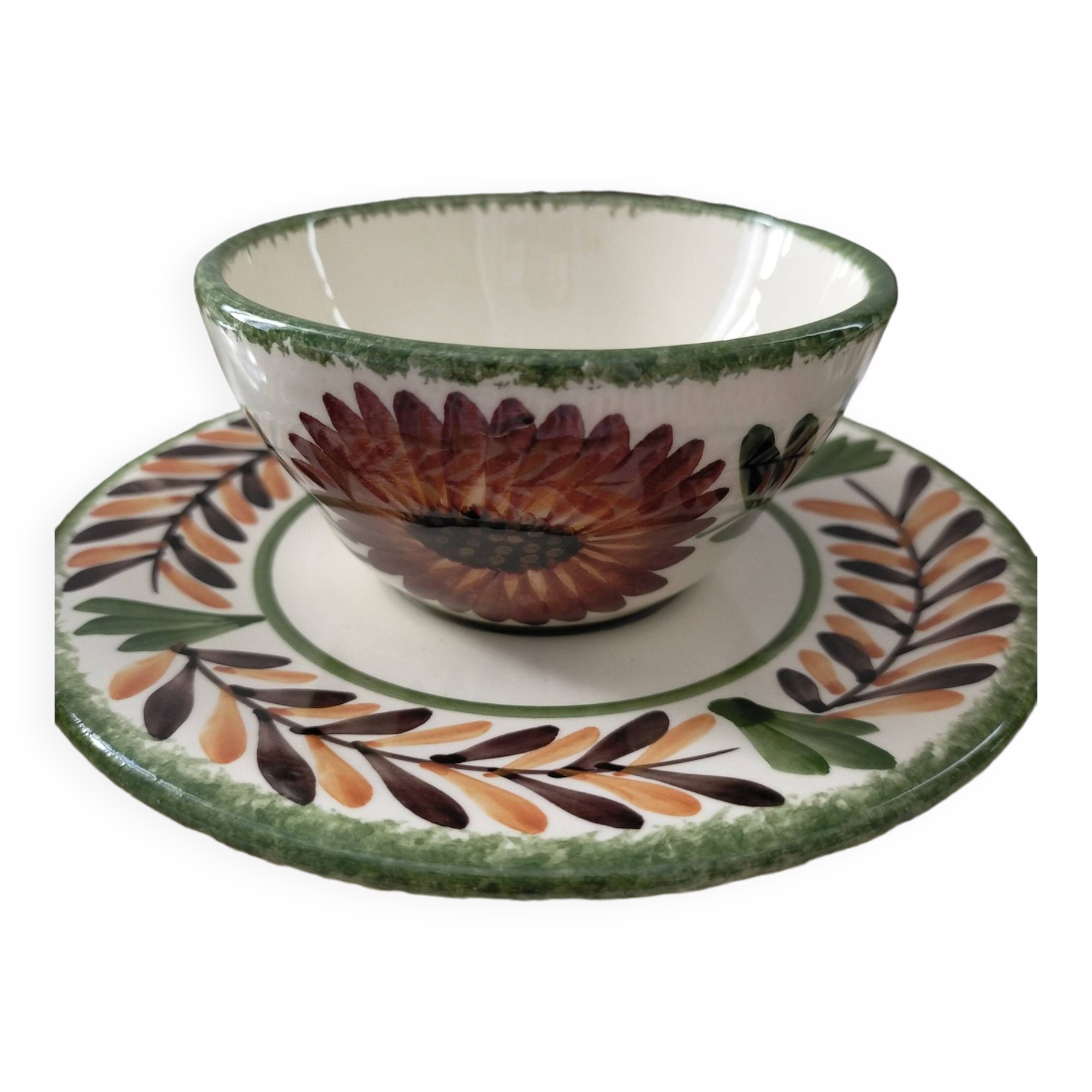 Coffee or tea service 6 cups and saucers