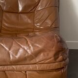 Brown leather heater