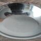 Oval stainless steel platter Made in France 1980s.