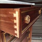 Semainier in mahogany Louis XVI style