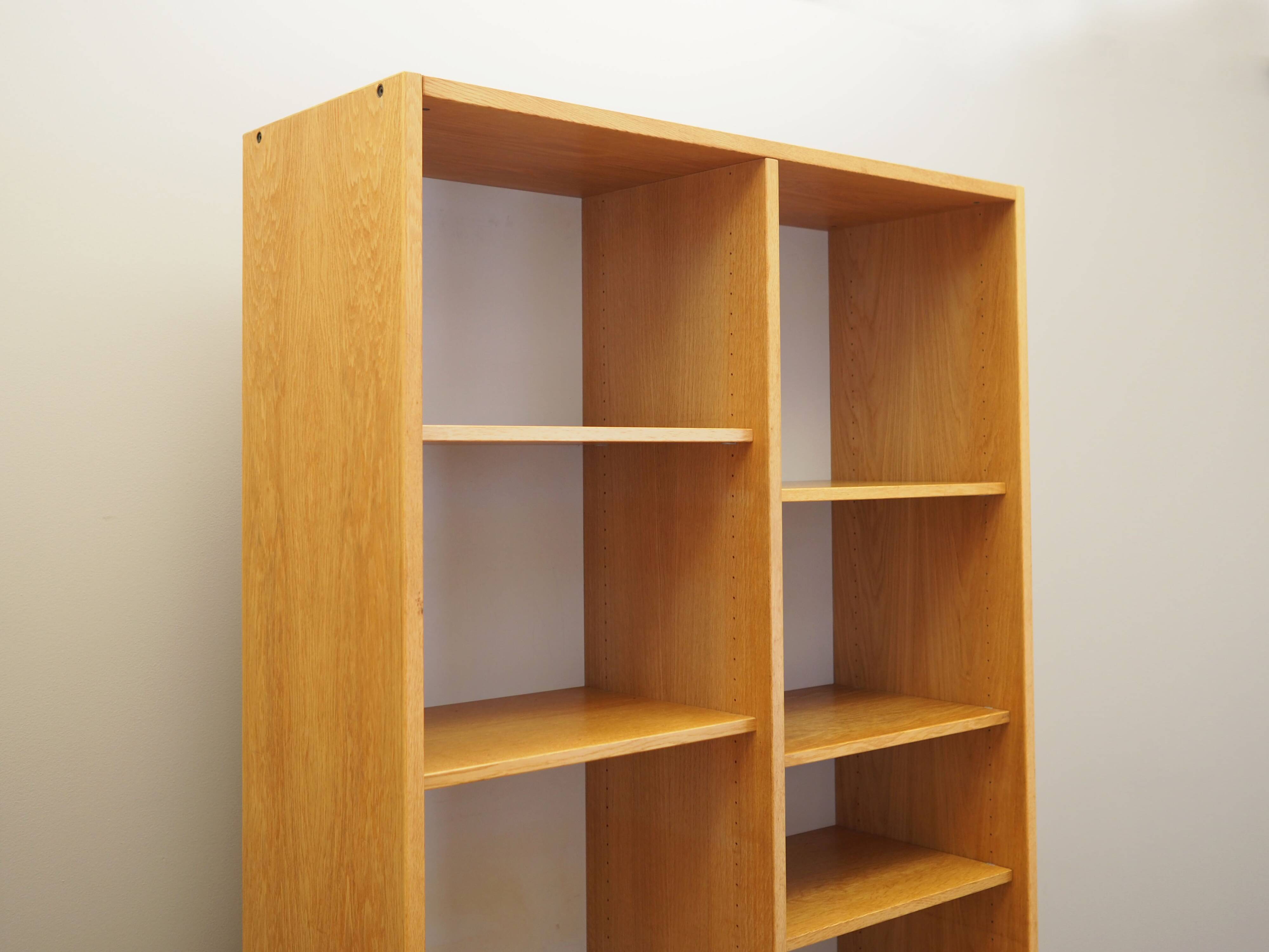 Ash bookcase, Danish design, 1970s, production: Denmark