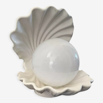 Lampe coquille ou coquillage électrifiée à neuf