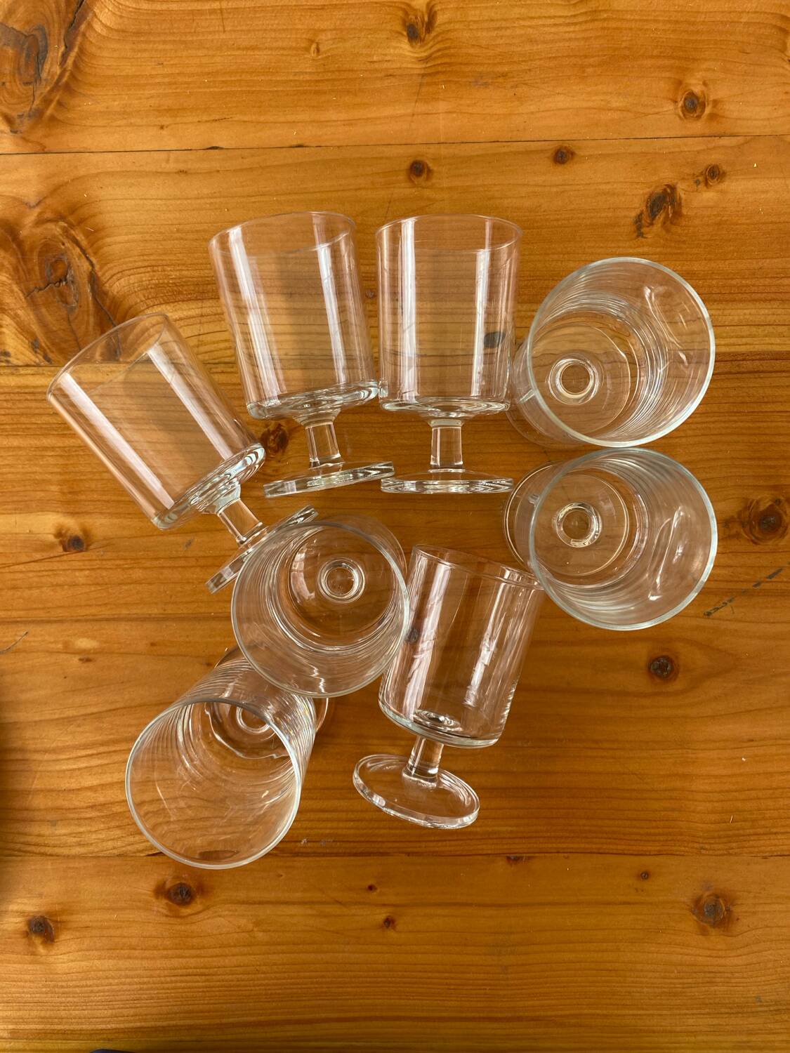 Vintage Luminarc Stemmed Glasses