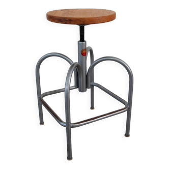 Heliolithe workshop industrial architect's stool - 1950s