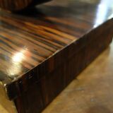 Large Art Deco Macassar Ebony Floor Lamp / Stand, circa 1930