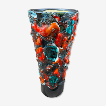 Vase Vallauris-Fat Lava-Années 60