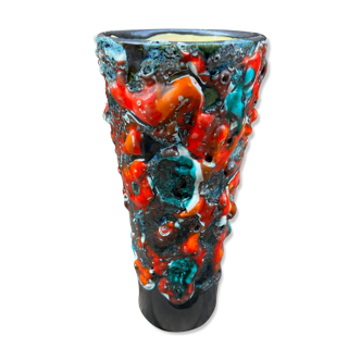 Vase Vallauris-Fat Lava-60s