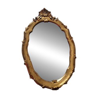 Louis XVI style gilded mirror