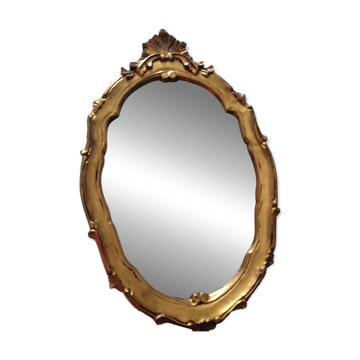 Louis XVI style gilded mirror