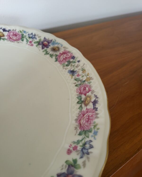 Limoges Bernardaud Plat à tarte, gâteau en porcelaine