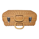 Wicker suitcase