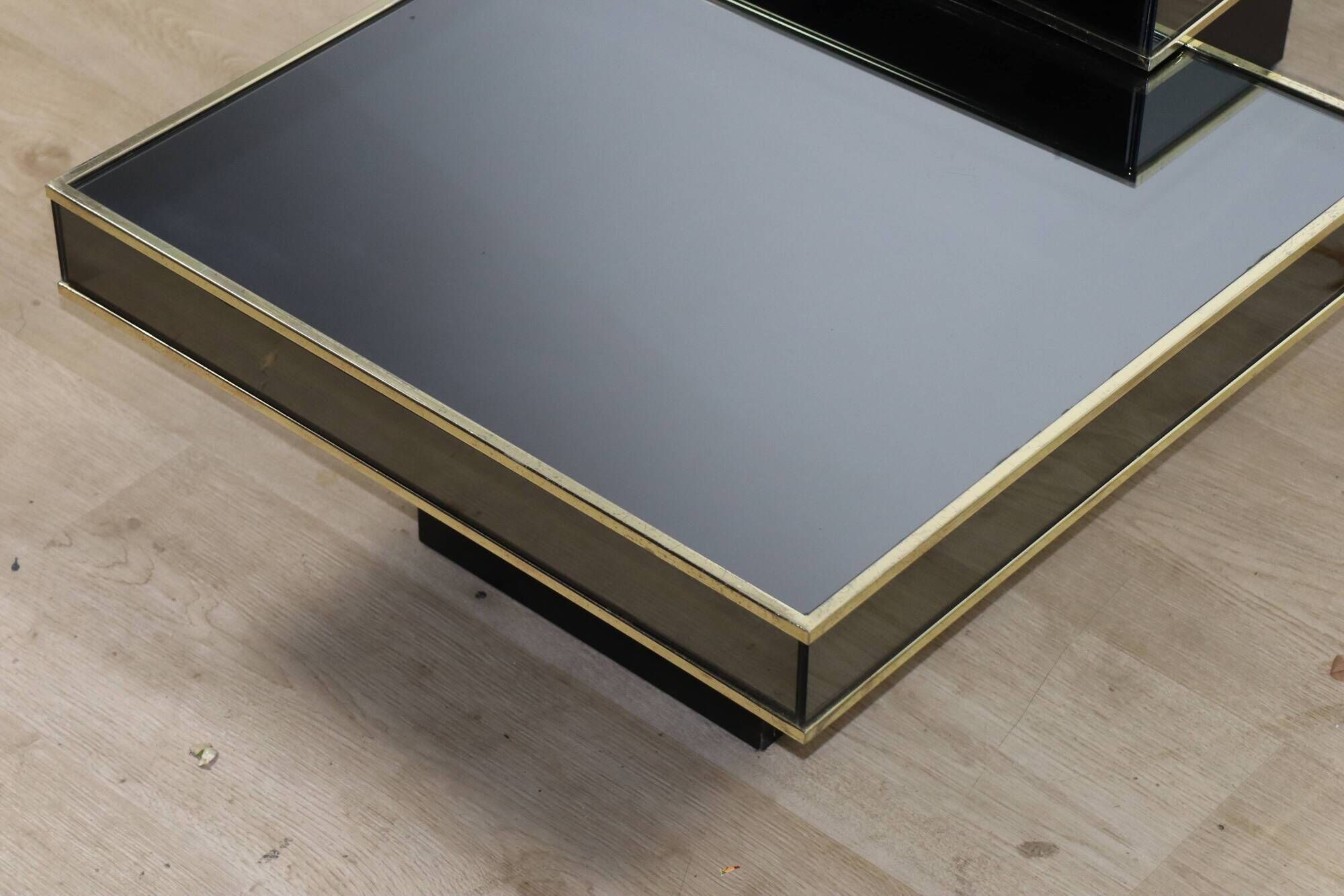 Modular coffee tables edition Cidue, by Willy Rizzo from the 1970s.