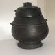 African ethnic wooden vase
