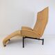 Cassina Veranda leather armchair by Vico Magistretti