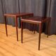 Paire de tables par Johannes Andersen, CFC Silkeborg, Danemark, années 1960