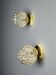 Pair of bubble glass sconces – Helena Tynell style, Germany 1970s