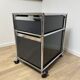 USM Haller wheeled cabinet in Anthracite Grey