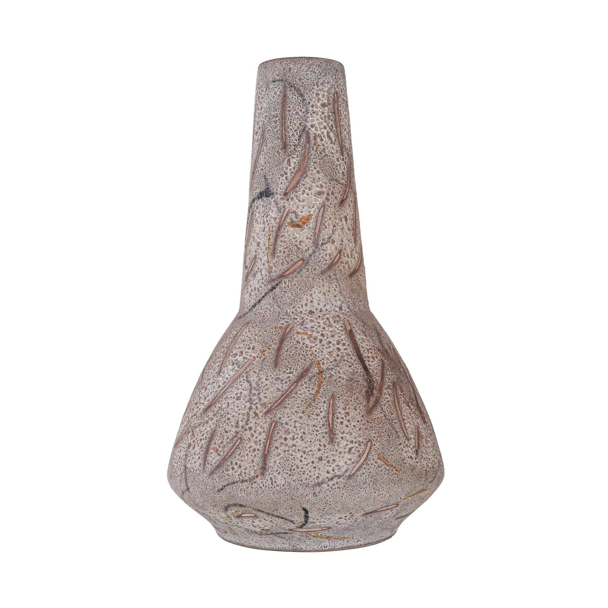 Ceramic boho vase, German design, 1960s, made in Germany