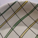 Deep plate Salins France, St Yves pattern, Vintage