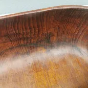 A large, beautiful teak bowl, Danish and probably from the 1980s.