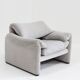 Fauteuil Maralunga vintage de Cassina par Vico Magistretti